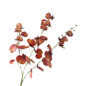 Artificial dancing lady orchid branch with realistic moisturizing texture for home decor