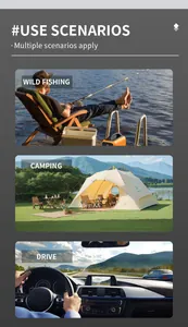 Scenari d'utilizzo per occhiali da sole durante la pesca, il camping e la guida