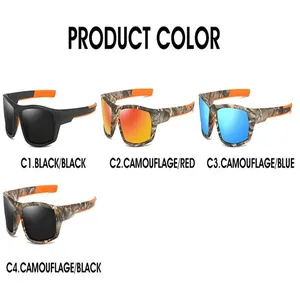 Affichage des variantes de lunettes de soleil de sport polarisées camouflage pour le vélo