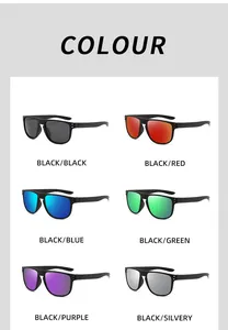 Detailed overview of various lens colors for polarized outdoor sports sunglasses