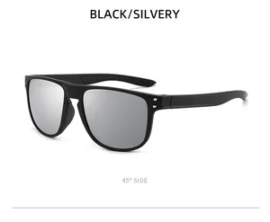 45-degree side view of matte black sports sunglasses with mirrored silver lenses