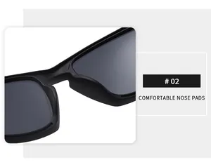 Detail view of black polarized cycling sunglasses with comfortable nose pads design.