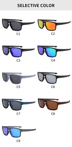Available colors for TR polarized cycling sunglasses in nine stylish variations