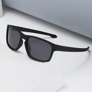 TR90 Polarized Sport Sunglasses For Men Women Cycling Fishing Driving Sunglasses Matte Rectangle Frame UV400 Outdoor Eyewear