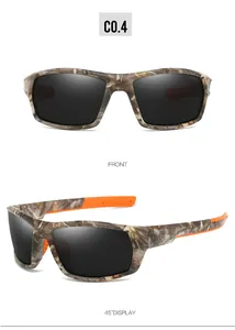 Lunettes de soleil tactiques camouflage polarisées pour le cyclisme et la pêche en plein air