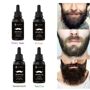 Professional Beard Care Oil Nourishing Softening Natural Plant Ingredients For Men Facial Hair Grooming Daily Use Multiple Scent Options