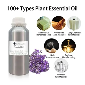 Pure lavender essential oil 1kg aluminum bottle for spa aromatherapy and massage