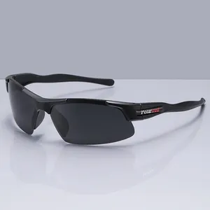 Half Frame Sports Polarized Sunglasses For Men Women TAC Lens UV400 Protection Fishing Cycling Driving Running Outdoor Eyewear