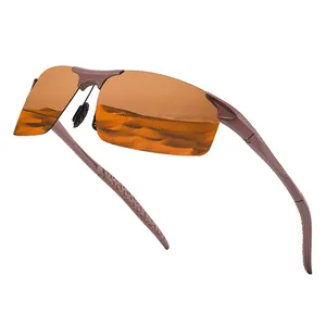Detailansicht einer polarisierten Sportsonnenbrille mit Wüstenreflexion auf den Gläsern