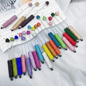 Colorful rhinestone beaded stylus pens in a variety of sparkling colors for detail view