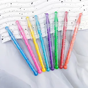 8-piece set of colorful puzzle maze ballpoint pens for stress relief and creative writing