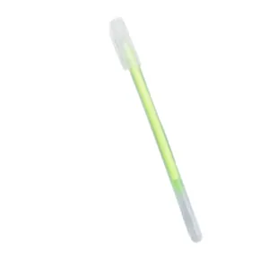 Neon green glitter highlighter pen for DIY journaling and office stationery use