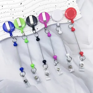 Bunte ausziehbare Ausweisjojos mit Clips für ID-Kartenhalter