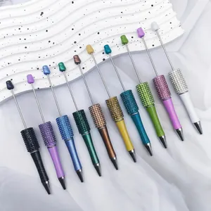 Juego de bolígrafos DIY para abalorios multicolores con elegantes cuerpos de diamantes brillantes
