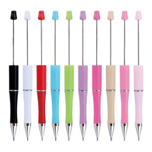 Juego de 10 bolígrafos coloridos para cuentas y pedrería para manualidades y joyería DIY