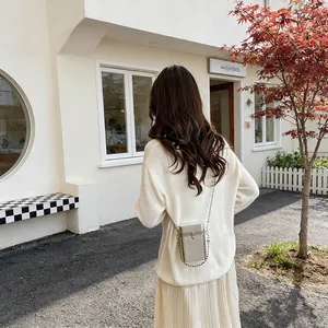 Chic transparent acrylic box bag for women with a stylish silver chain shoulder strap