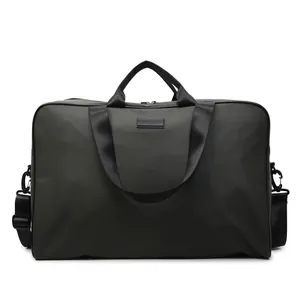 Durable large capacity olive green travel duffel bag for fitness and short weekend trips.