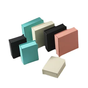 Variedad de cajas de regalo para joyas magnéticas estilo libro en varios colores
