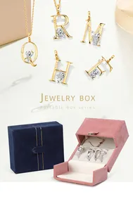 Detailed macro view of luxury velvet jewelry boxes for rings and necklaces storage