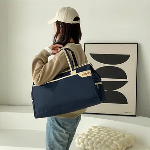 Wasserfeste blaue Reisetasche mit großem Fassungsvermögen für Sport und Reisen