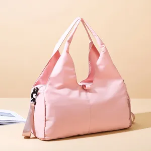 Damen Sporttasche Mit Großem Fassungsvermögen Wasserdichtes Oxford-Gewebe Reisetasche Mit Separatem Schuhfach Yoga Fitness Schwimmhandtasche