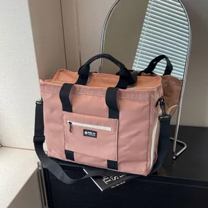 2024 Nuova Borsa da Viaggio di Grande Capacità Donna in Tela Per Viaggi d'Affari Borsa da Weekend a Tracolla
