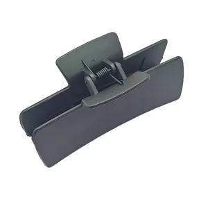 11cm matte black square hair claw clip for thick hair styling accessories