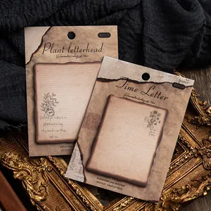 Vintage-Notizzettel mit verbrannten Kanten für Scrapbooking und Journaling 30Stk