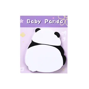 Adorable cartoon panda shaped sticky notes for kids school and office memo messages