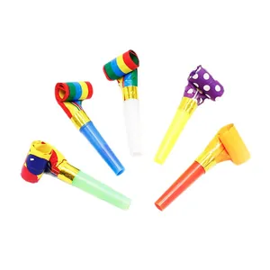 Set van 5 kleurrijke feesttoeters voor verjaardagsfeestjes voor kids