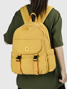 Zaino da esterno giallo moderno di grande capacità per donne escursioni casual