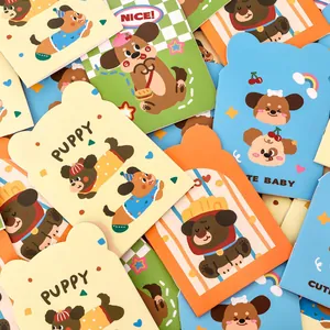 Cute cartoon puppy-shaped mini notebooks for student prizes and creative gift ideas