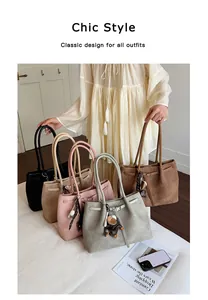 Detailed view of high-capacity commuter tote bags in five different trendy colors