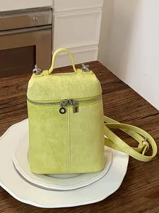 Trendy lime green women's mini bucket bag for summer, stylish crossbody phone pouch.