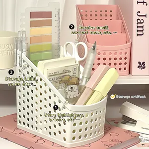 Multifunctional desk organizer with compartments for stationery and art tools