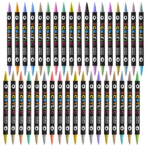 72-color double-ended acrylic marker set for professional graffiti and waterproof DIY art