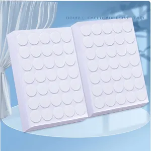 Traceless Round Double Sided Tape Dots Strong Adhesive Nano Transparent Mounting Stickers For DIY Craft Home Office School Decoration