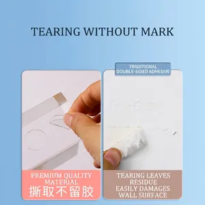 Transparent nano double-sided adhesive dots for seamless mounting and paper crafts