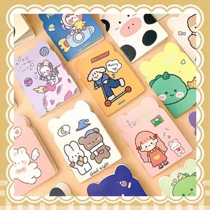 Assorted cute cartoon shaped mini pocket notebooks for students and children stationery