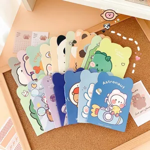 Set de 20 bonitos mini cuadernos de bolsillo de dibujos animados para estudiantes, varios