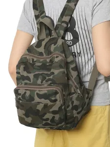 Stylish camouflage pattern women's backpack for casual daily use, school, and travel