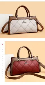 Elegant quilted handbags for women with top handles and adjustable shoulder straps