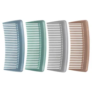 Lot de 4 mini-peignes à cheveux portables aux couleurs métallisées pour voyage et soin