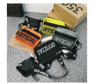 Collection of functional hip hop tactical chest bags in various colors and street style