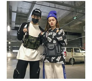 Streetwear Tactical Chest Rig Tasche für Herren und Damen Hip Hop funktionale Weste