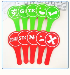 Beidseitige Hand-Signalschilder für Fotografie und Interaktion