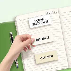 Quaderno A5 a righe con carta crema protettiva per gli occhi e copertina morbida