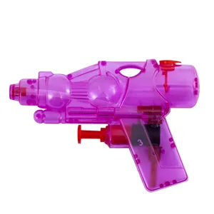 Transparant roze plastic mini waterpistool speelgoed voor kinderen strand en zwembad