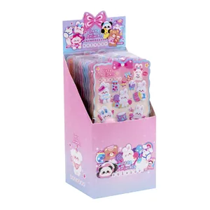 3D Niedliche Tier-Aufkleber Display-Box für Kinder Basteln und Briefpapier Dekoration