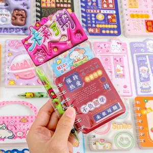Cute cartoon stationery set with notebook and gel pen for student back-to-school gift